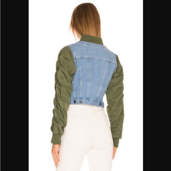 Veronica Beard EMELIA Jean Jacket in Large Color: Pebble Stone - Picture 8 of 8